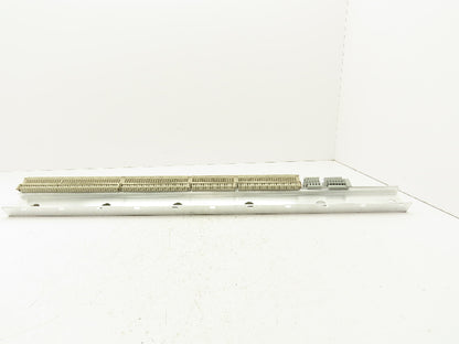 Weidmuller Terminal Block DIN Rail 1 Meter Lot of 110+