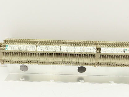 Weidmuller Terminal Block DIN Rail 1 Meter Lot of 110+