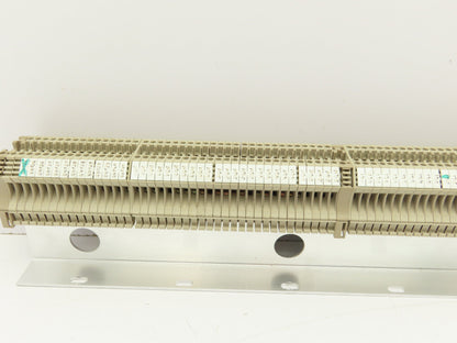 Weidmuller Terminal Block DIN Rail 1 Meter Lot of 110+