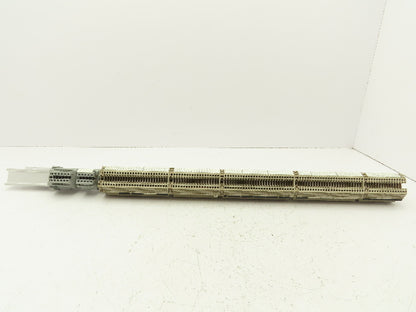 Weidmuller Terminal Block DIN Rail 1 Meter Lot of 110+
