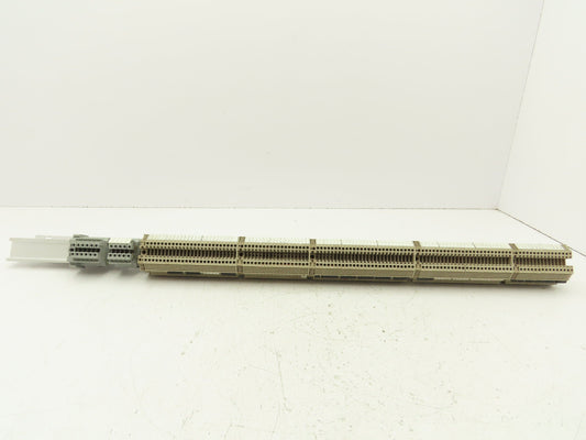 Weidmuller Terminal Block DIN Rail 1 Meter Lot of 110+