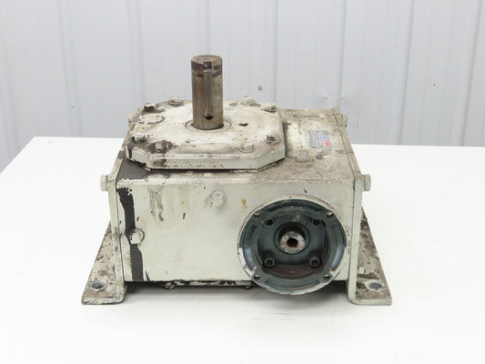 Grove Gear VLMQ1525-6 Flexaline Gearbox 50:1 Reducer 35rpm Vertical Output 56C