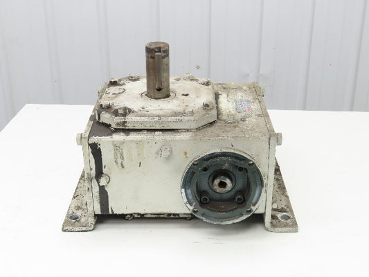 Grove Gear VLMQ1525-6 Flexaline Gearbox 50:1 Reducer 35rpm Vertical Output 56C