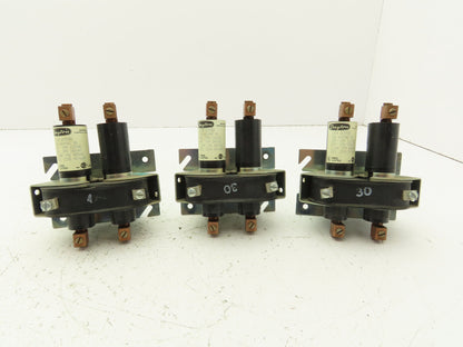 Dayton 6X598E Mercury Contactor Displacement Relay 120VAC Coil 2 Pole Lot of 3