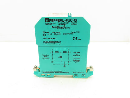 Pepperl+Fuchs Z728 Safe Snap Zener Barrier 28VDC 93mA 1 Channel Lot Of 5