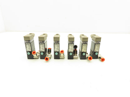 Burkert 017143 Pneumatic Air Solenoid Valve 24V  Lot Of 6