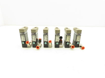 Burkert 017143 Pneumatic Air Solenoid Valve 24V  Lot Of 6