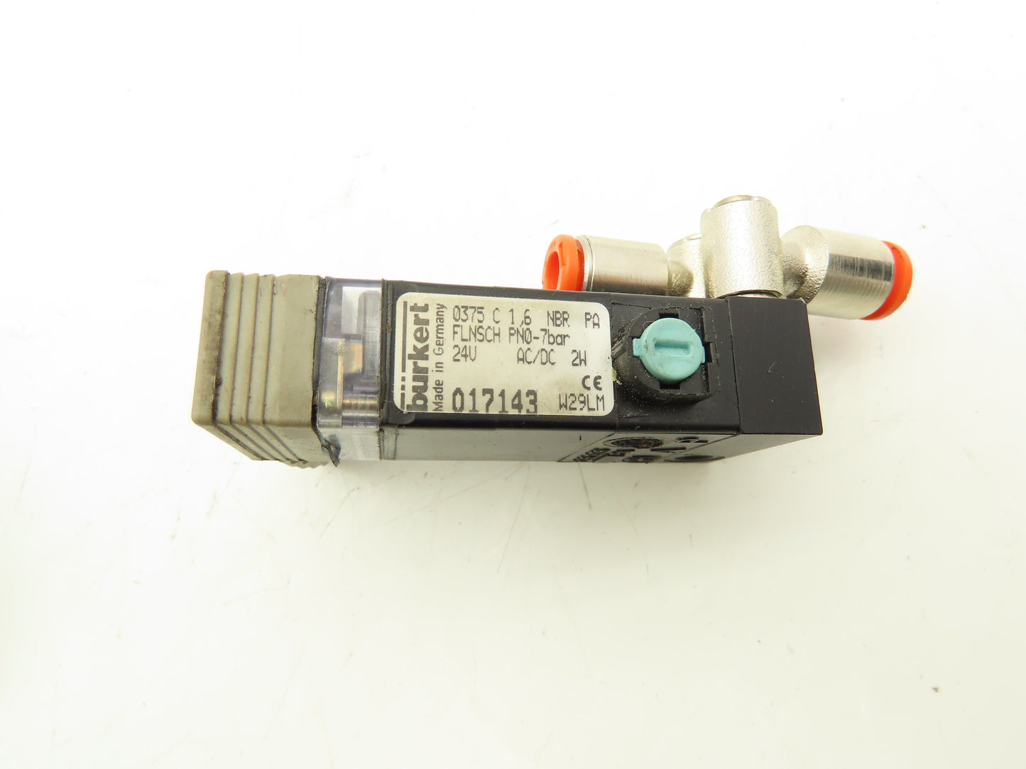 Burkert 017143 Pneumatic Air Solenoid Valve 24V  Lot Of 6