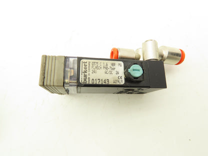 Burkert 017143 Pneumatic Air Solenoid Valve 24V  Lot Of 6