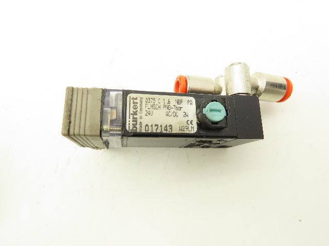 Burkert 017143 Pneumatic Air Solenoid Valve 24V  Lot Of 6