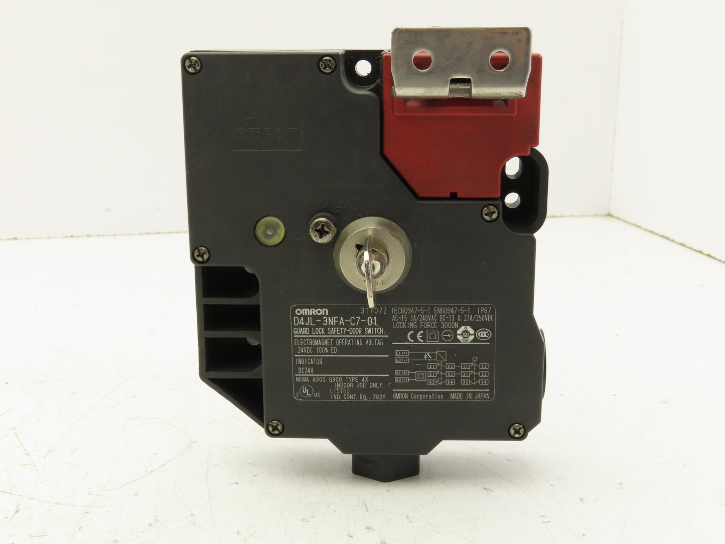 Omron D4JL-3NFA-C7-01 Guard Lock Safety-Door Switch Interlock Solenoid Release