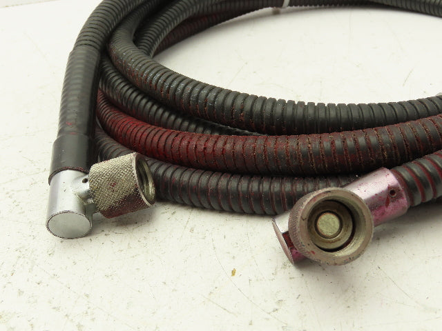 Press Tech B122-3.4 Gravure Printing Fiber Optic Cable 7mm ID 90° Ends 6M Long