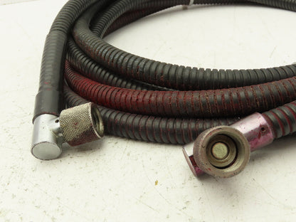 Press Tech B122-3.4 Gravure Printing Fiber Optic Cable 7mm ID 90° Ends 6M Long