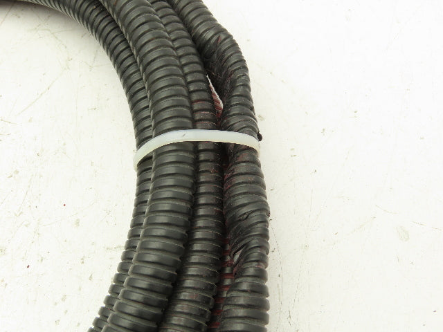 Press Tech B122-3.4 Gravure Printing Fiber Optic Cable 7mm ID 90° Ends 6M Long