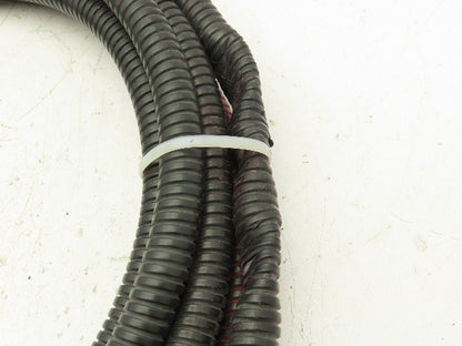 Press Tech B122-3.4 Gravure Printing Fiber Optic Cable 7mm ID 90° Ends 6M Long