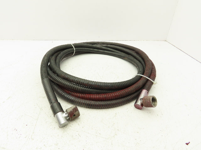 Press Tech B122-3.4 Gravure Printing Fiber Optic Cable 7mm ID 90° Ends 6M Long