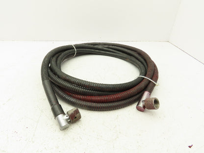 Press Tech B122-3.4 Gravure Printing Fiber Optic Cable 7mm ID 90° Ends 6M Long