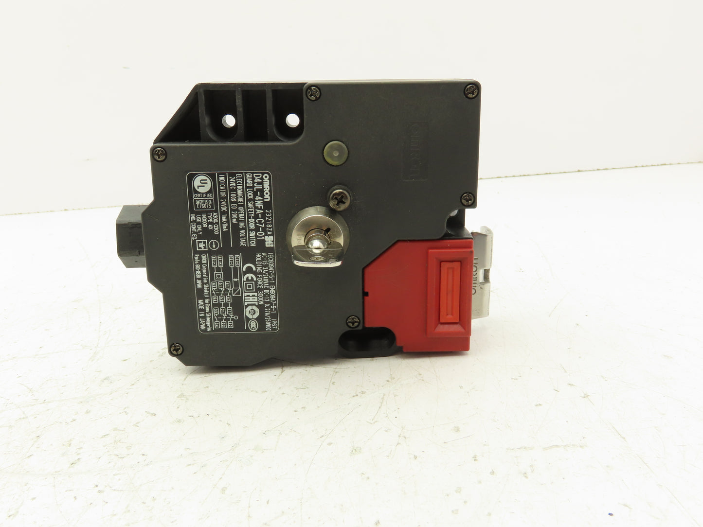Omron D4JL-4NFA-C7-01 Guard Lock Safety-Door Switch Interlock Solenoid Release