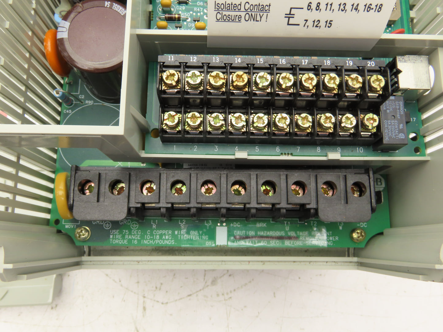 Allen Bradley 1305-BA02A 1305 Variable Frequency AC Drive .75Hp 460V 3PH Ser C