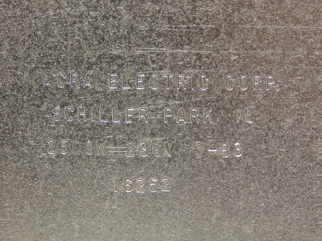 Therm-Coil WB-1625H Wrap-Around Band Heater Element 16" Tank 2500W 230V 3"x 50"