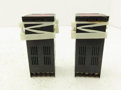S and B Controls 2050-X Digital Temperature Meter Panel Lot of 2