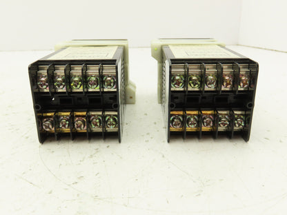 S and B Controls 2050-X Digital Temperature Meter Panel Lot of 2