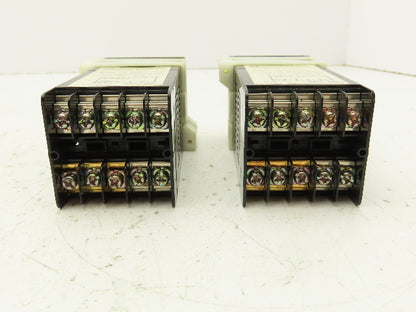 S and B Controls 2050-X Digital Temperature Meter Panel Lot of 2
