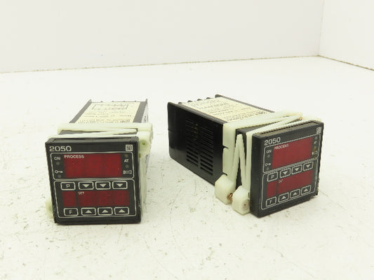 S and B Controls 2050-X Digital Temperature Meter Panel Lot of 2