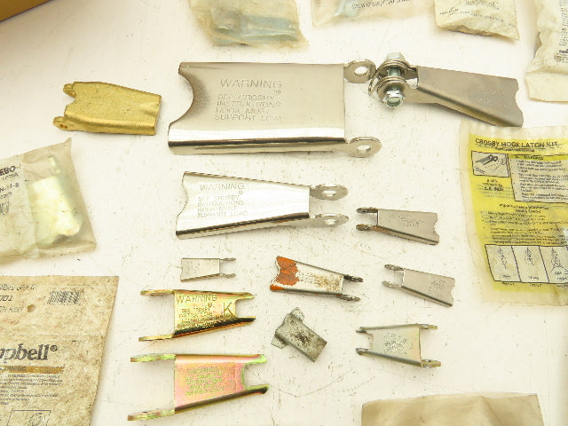 Various Mfr Hook Latch Assorted Tonnages Lot of 30lb