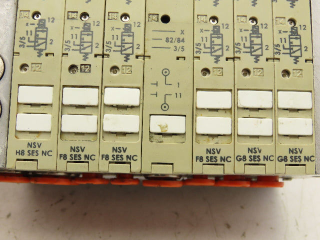 Metal Work Pneumatic NSV F8 G8 H8 SES NC Solenoid Valve Island Multimach