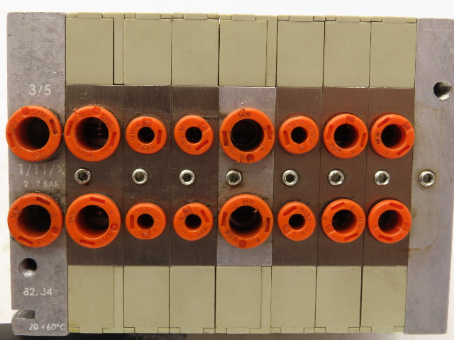 Metal Work Pneumatic NSV F8 G8 H8 SES NC Solenoid Valve Island Multimach