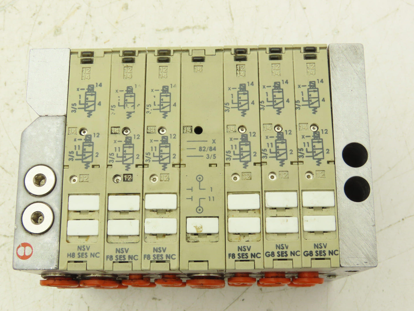 Metal Work Pneumatic NSV F8 G8 H8 SES NC Solenoid Valve Island Multimach
