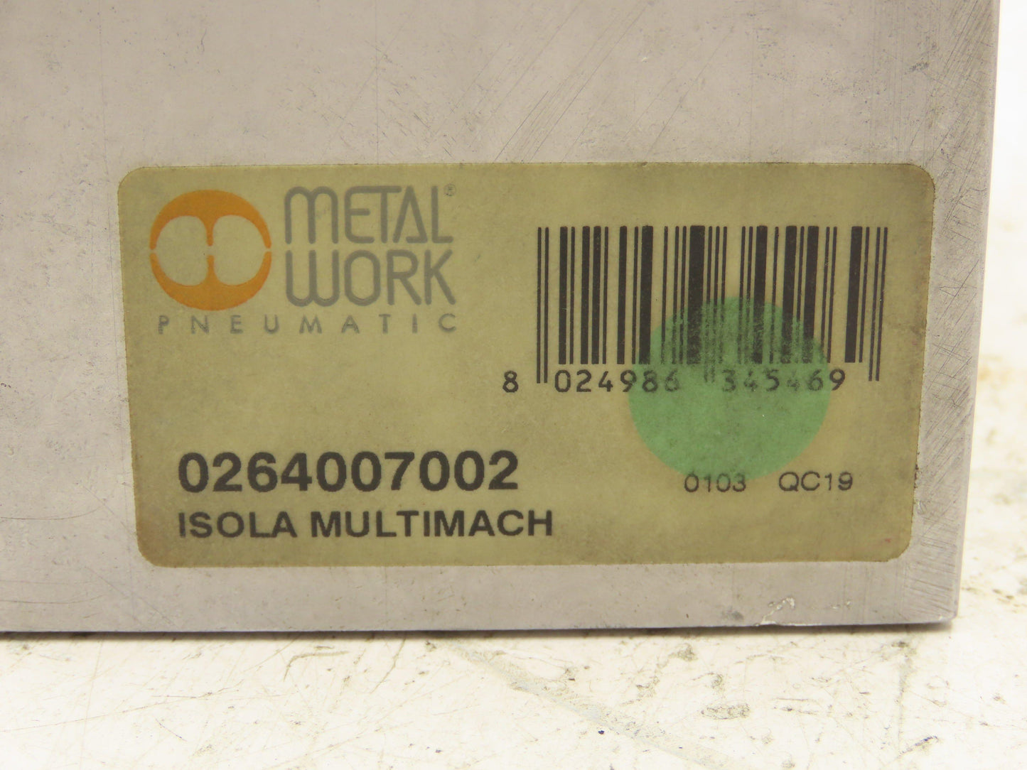 Metal Work Pneumatic NSV F8 G8 H8 SES NC Solenoid Valve Island Multimach