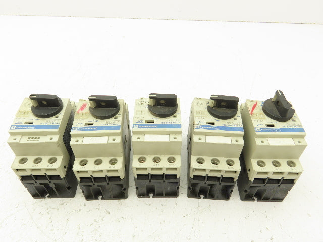 Telemecanique GV2-P10 Motor Starter Circuit Breaker 4-6.3A 3 Pole Lot of 5