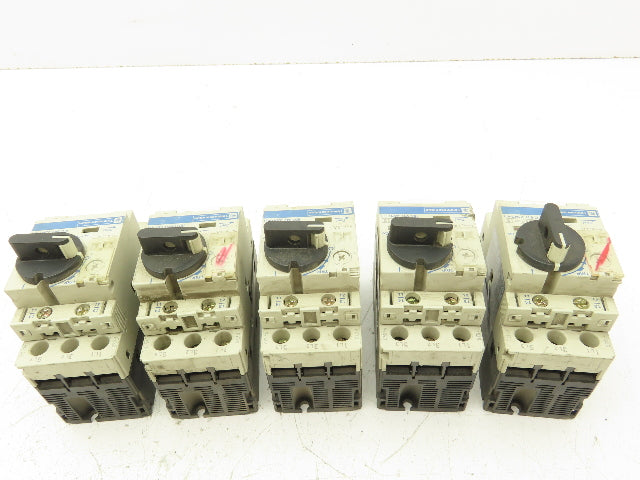 Telemecanique GV2-P10 Motor Starter Circuit Breaker 4-6.3A 3 Pole Lot of 5