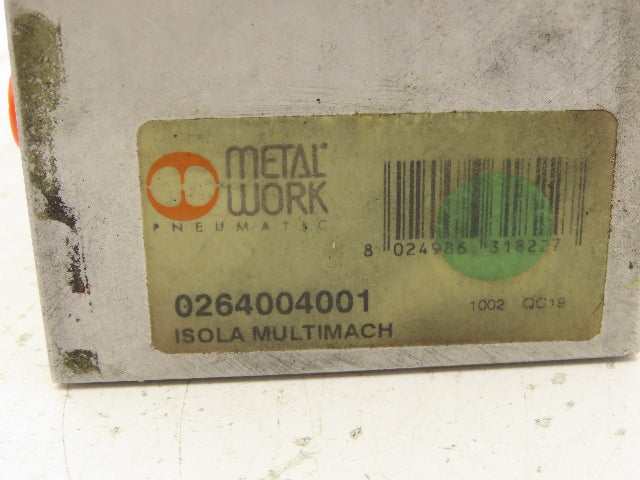 Metal Work Pneumatic NSV F8 G8 H8 SES NC Solenoid Valve Island Multimach