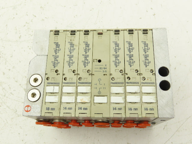 Metal Work Pneumatic NSV F8 G8 H8 SES NC Solenoid Valve Island Multimach