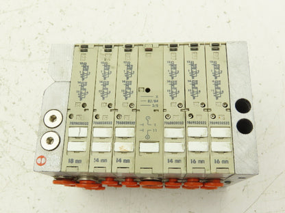 Metal Work Pneumatic NSV F8 G8 H8 SES NC Solenoid Valve Island Multimach