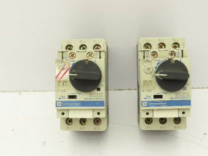 Telemecanique GV2-P14 Motor Starter Circuit Breaker 6-10A 3 Pole Lot of 2