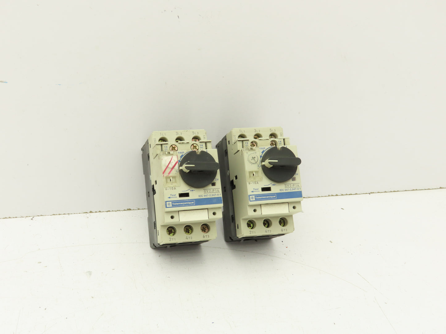 Telemecanique GV2-P14 Motor Starter Circuit Breaker 6-10A 3 Pole Lot of 2