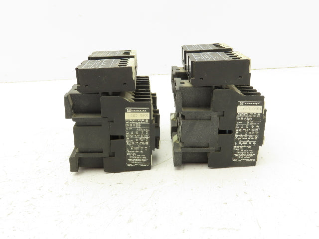 Telemecanique Motor Starter Reversing Contactor 575V 7.5HP 25A 3 PH Set Lot of 2
