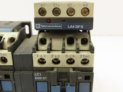 Telemecanique Motor Starter Reversing Contactor 575V 7.5HP 25A 3 PH Set Lot of 2