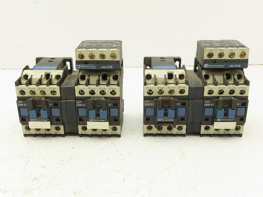 Telemecanique Motor Starter Reversing Contactor 575V 7.5HP 25A 3 PH Set Lot of 2