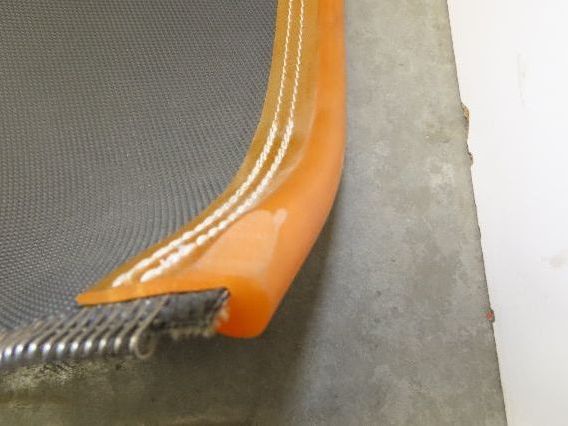 Transnorm TS1500/140 90° Conveyor Flat Belt 35"W x 72"IR B7235S96G90FC/140PG