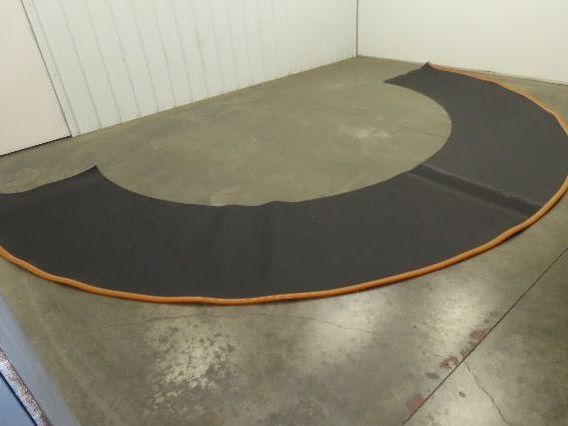 Transnorm TS1500/140 90° Conveyor Flat Belt 35"W x 72"IR B7235S96G90FC/140PG