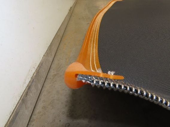 Transnorm TS1500/140 90° Conveyor Flat Belt 35"W x 72"IR B7235S96G90FC/140PG