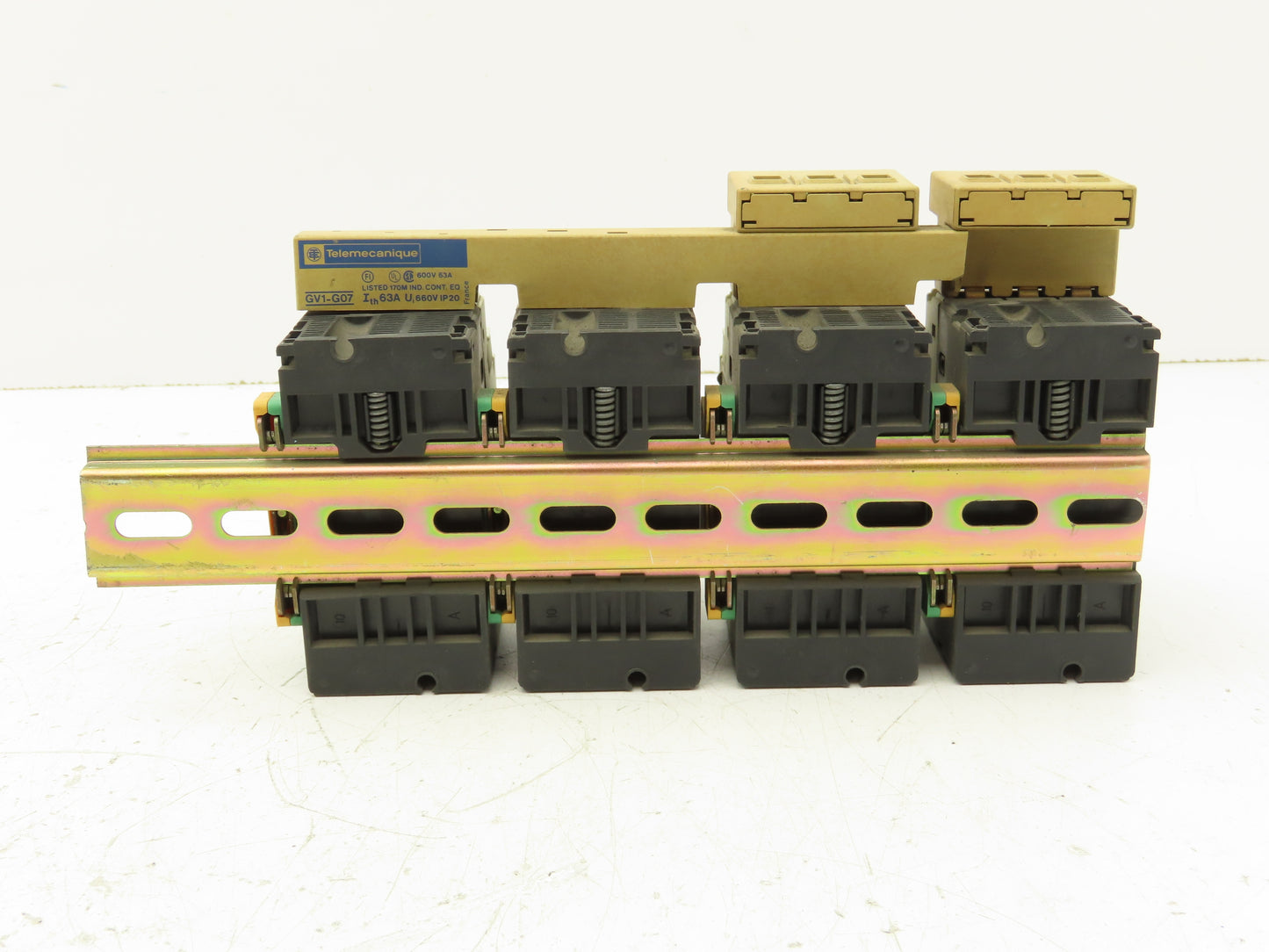 Telemecanique Contactor Rail Terminals Bus Bar 575V 6A 3 PH Lot of 4
