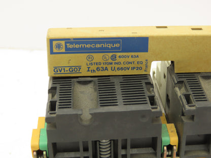 Telemecanique Contactor Rail Terminals Bus Bar 575V 6A 3 PH Lot of 4