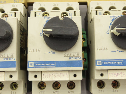 Telemecanique Contactor Rail Terminals Bus Bar 575V 6A 3 PH Lot of 4