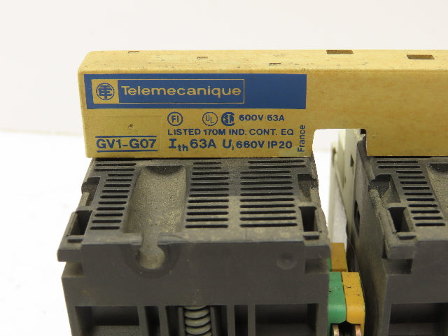 Telemecanique Contactor Rail Terminals Bus Bar 575V 6A 3 PH Lot of 4